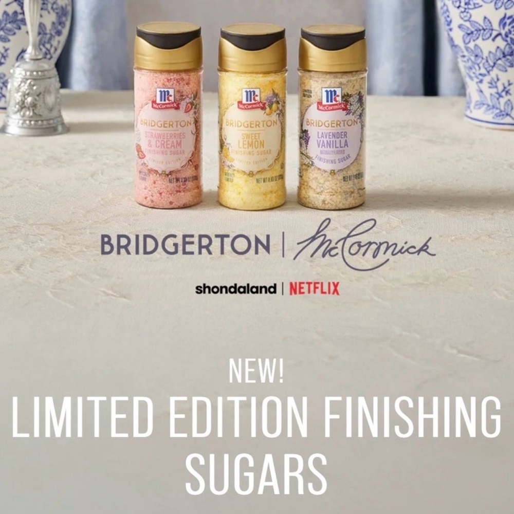 McCormick Bridgerton Limited Edition Finishing Sugars Set